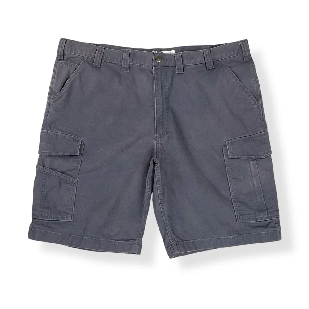 Carhartt Shorts Men 44 (ACTUAL 43x9.5) Gray Cargo Canvas Relaxed Fit